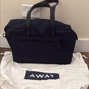 Away Blue Duffel Bag with Sturdy Handles